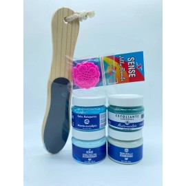 Sense Spa Kit Para Pedicure, Mascarilla Crema Jelly Sales Exfoliante