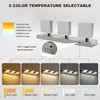 Joossnwell Brushed Nickel Vanity Lights for Bathroom Light Fixtures (3-Light,