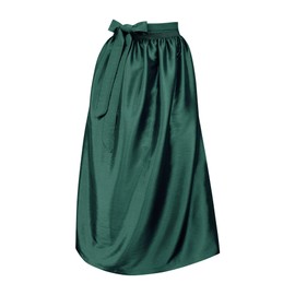 Apron for Dirndl Costume Dress Dirndl Dress Dirndl Apron Taffeta Apron Costume Fashion Plain Taffeta Green Pink Red Pink Blue Black Shiny Apron, fir