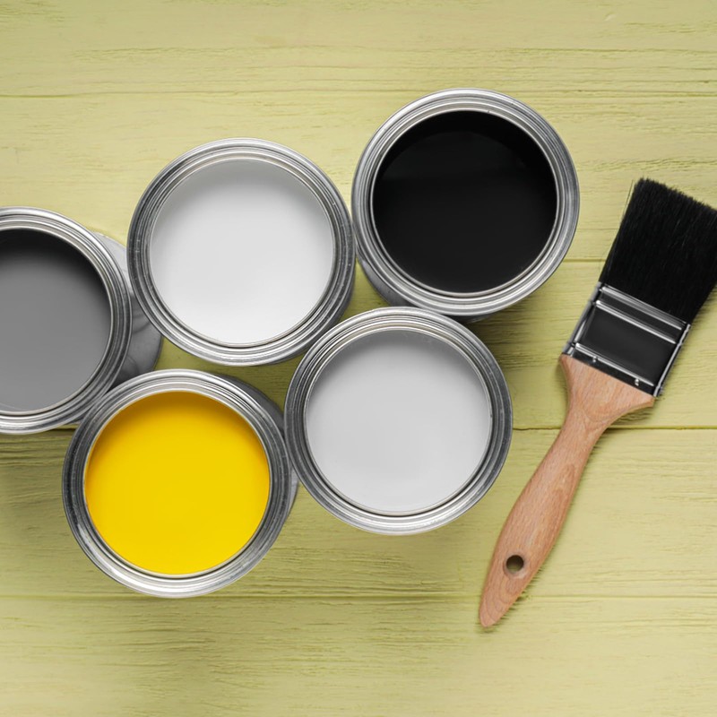 6PCS Metal Paint Cans with Lids Empty Paint Cans Unlined