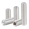 M8-1.25 x 45mm Hex Socket Set Grub Screws,Headless Cup Point,Flat