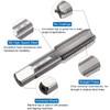 sourcing map Tap & Drill Bit Set, 1pcs 1/4-18 NPT