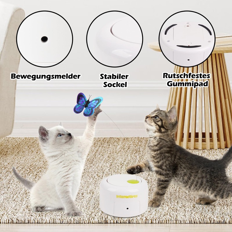 Pet Prime Automatic Cat Toy, Electronic Cat Toy, Cat Butterfly
