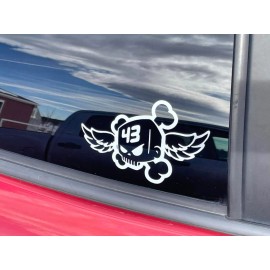 n/a Ken Block 43 Skull w/wings Die-cut Car Window Sticker. Buy 2 Get 1 FREE ! !