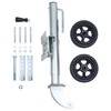 NovelBee 2000 lbs Boat Trailer Jack with 7.5" Dual Wheels,12"