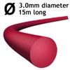 SPARES2GO Round 3mm Diameter Strimmer Trimmer Brush Cutter 15m Line