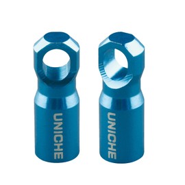 UNICHE Bike Presta Valve Cap with Valve Core Removing Function (Blue)