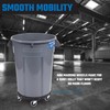 Magnum Tool Trash Can Dolly with Wheels, Heavy Duty Universal