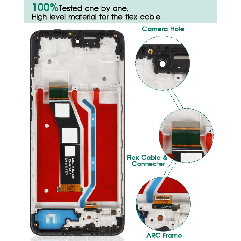 for Moto G 5G 2024 Screen Replacement for Motorola Moto
