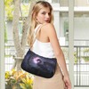 Shoulder Bags for Women Purple Dragon Standing in Front Of