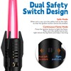 ZMQW Torch Lighter, Camping Lighter, Windproof Adjustable Red/Blue Big Jet