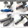 VeloChampion Bike Brake Pads Compatible with Shimano/Sram | Bike Brake