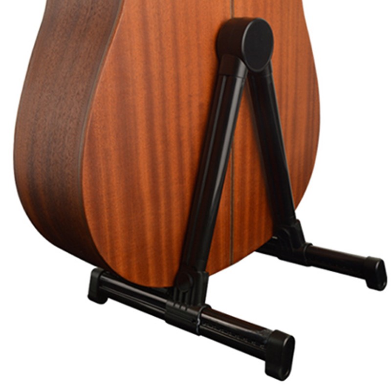 Foldable A Frame Guitar Stand Stable Aluminium Alloy ABS Folk