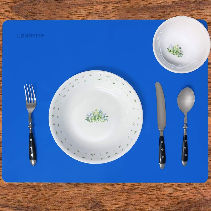 LONGFITE Large Silicone Counter Mat 19.68x15.74 inch Multipurpose Table Placemat