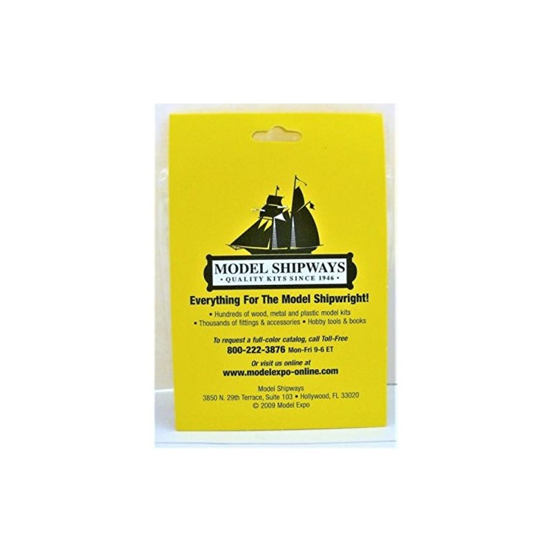 Model Expo Nails, Brass .028 X 5/16 (.7X8MM) #MS0940B 1500