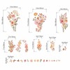 Boho Flower Wall Stickers for Girls: Nursery Baby Room Peel