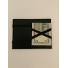 J.CREW J CREW Black Leather Inside Out Magic Wallet BiFold