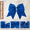 CLINTT 4Pcs Cheer Bows, Suitable for Women, Girls and Children,