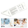 Acrylic Quilt Binding Tool Template Handy Measurement Ruler Binding Ruler