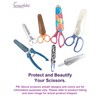 SCISSORFOBZ Designer Scissors Sheaths Shears Protective Covers-For Small Embroidery Scissors
