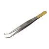 Corn Suture Tweezers Angular Easy Suturing Forceps Curved Surgical Forceps