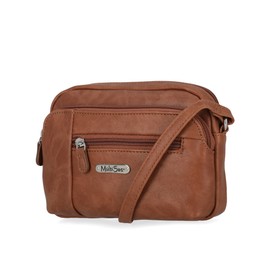 Multisac Mini Dynamic Crossbody Bag, Cognac