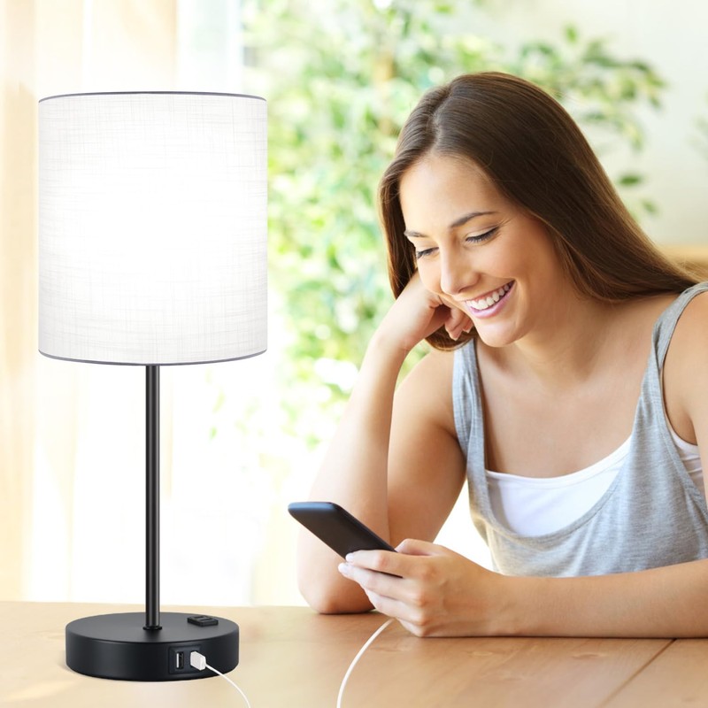 Lynnoland 𝟮𝟬𝟮𝟯 𝗡𝗘𝗪 Set of 2 Touch Control Table Lamps