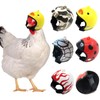 GUAGLL 2PCS Chicken Helmet Decorative Hat Interesting Pet Decorative Accessories