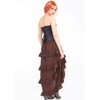 ThePirateDressing Steampunk Victorian Cosplay Costume Womens Gothic High-Low Show Girl