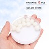 sourcing map 12pcs Nylon Bearing Balls 11mm Solid Plastic Balls,