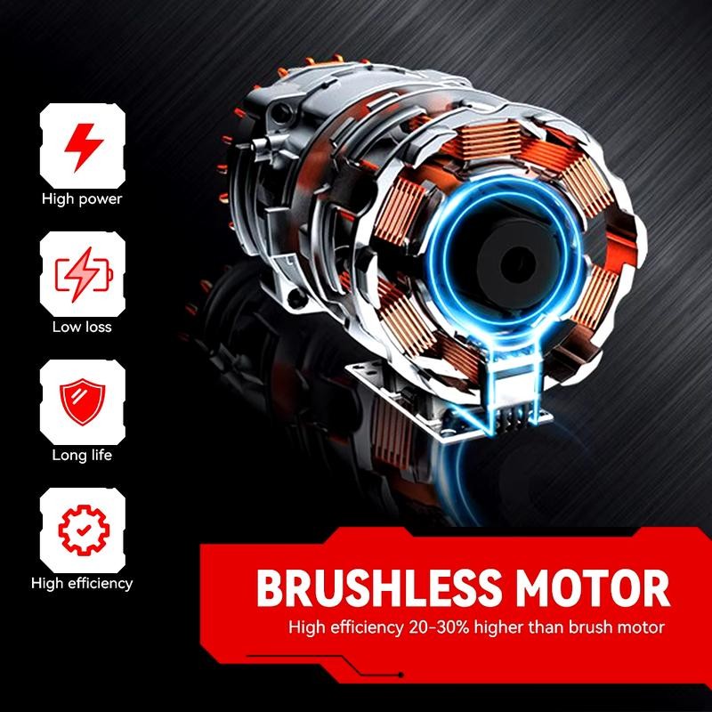ONEVAN 3-in-1 Cordless Lawn Mower, With 2 x 3.0Ah Batteries,