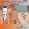 Equate Sunscreen SPF 50- Sport Broad Spectrum Spray (pack of