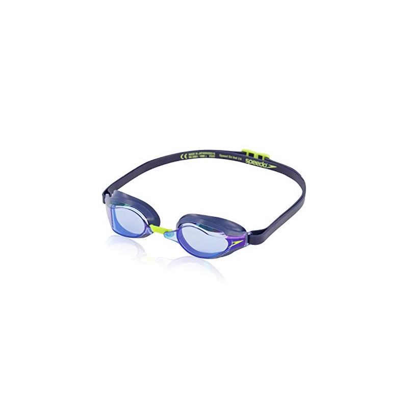 Speedo anteojos de natación Unisex para Adultos, Socket 2.0, Peacoat/Smoke/Blue