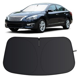 Windshield Sun Shade for Nissan Altima 2013-2018 Foldable Sun Visor Protector for Altima Accessories Sunshade Car Front Window Sunshades Blocks UV Rays