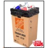 The Home Depot 42 Gal. Kraft 100% Recycled Disposable Trash