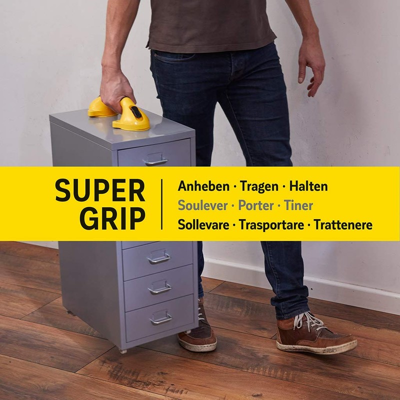 Super Grip Suction Lifter with 2 Suction Cups, Vacuum Suction
