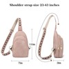 INICAT Crossbody Sling Bags Fanny Packs Purses Chest Bag for