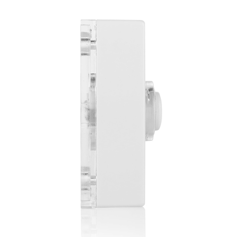 Byron DBW-22011 Wired Surface Mounted Doorbell Push Button, Universal Compatibility,