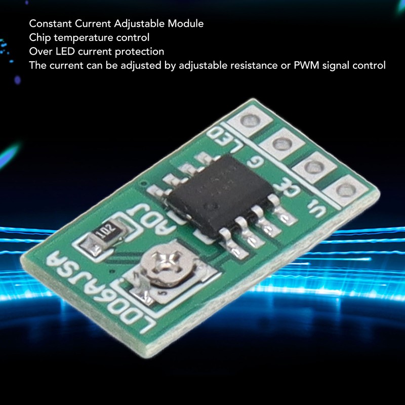 10PCS Constant Current Adjustable Module 30‑1500MA 3V 3.3V 3.7V 4.5V