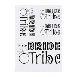 Azeeda 4 x 'Brautstamm' Temporäre Tattoos - Wasserfest, Hautfreundlich & Ungiftig · Transfers in Verschiedenen Größen (TO00076862)