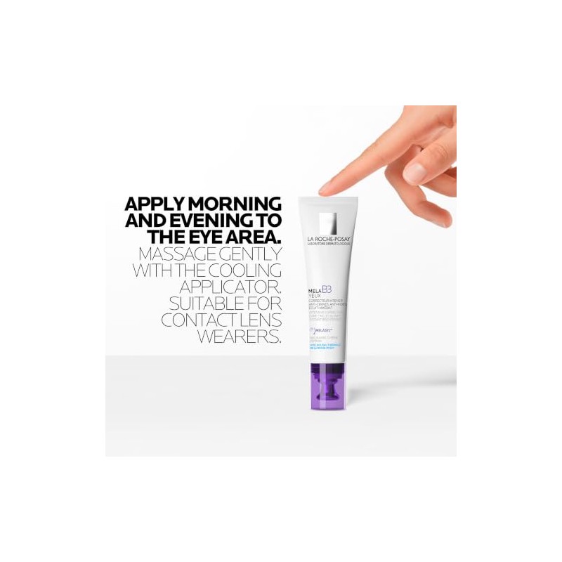 La Roche-Posay MELA B3 Crema contorno de ojos, combate ojeras