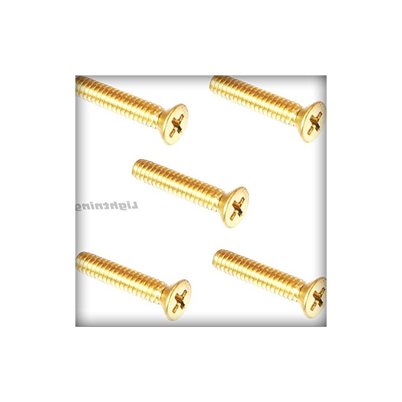 New Pack of 100 Pcs 6-32 x 1/2" inch Solid