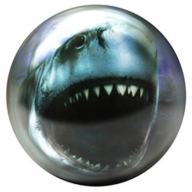 Brunswick Shark Glow PRE-DRILLED Viz-A-Ball Bowling Ball (10lbs)