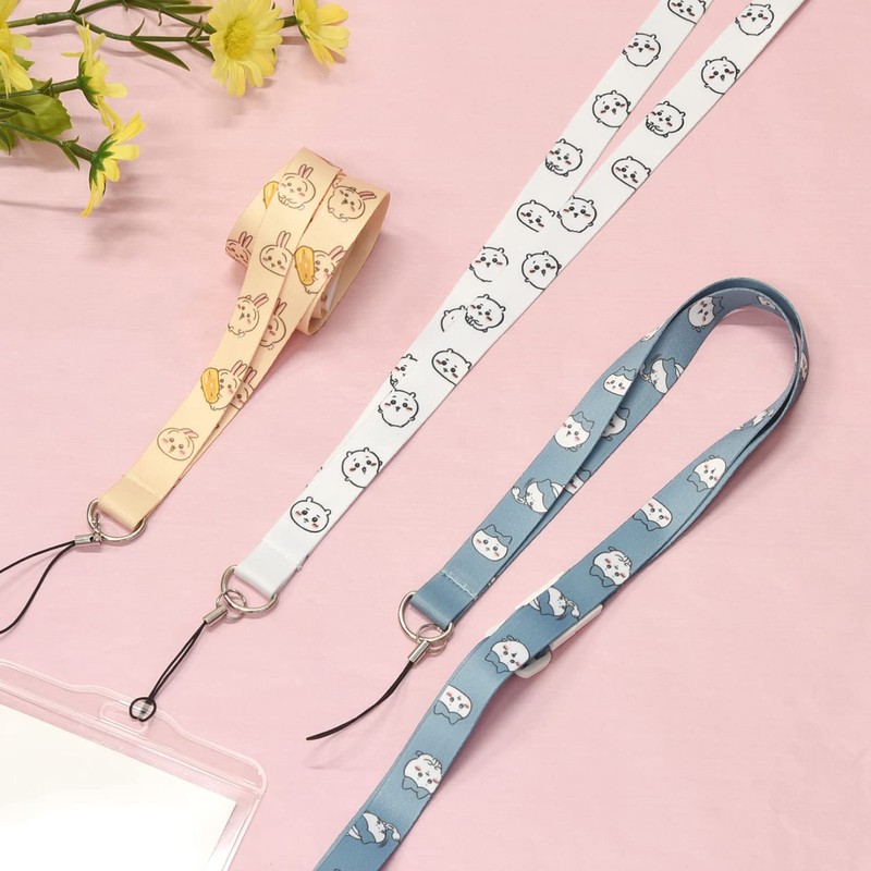 Gourmandies CK-15B Chiikawa Neck Strap, Hachiware