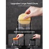 FOHERE Electric Cheese Grater, Upgraded 6-IN-1 Large Feed Chute Electric