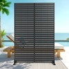 Metal Privacy Screen Outdoor Privacy Screen, Freestanding Fence Panel for