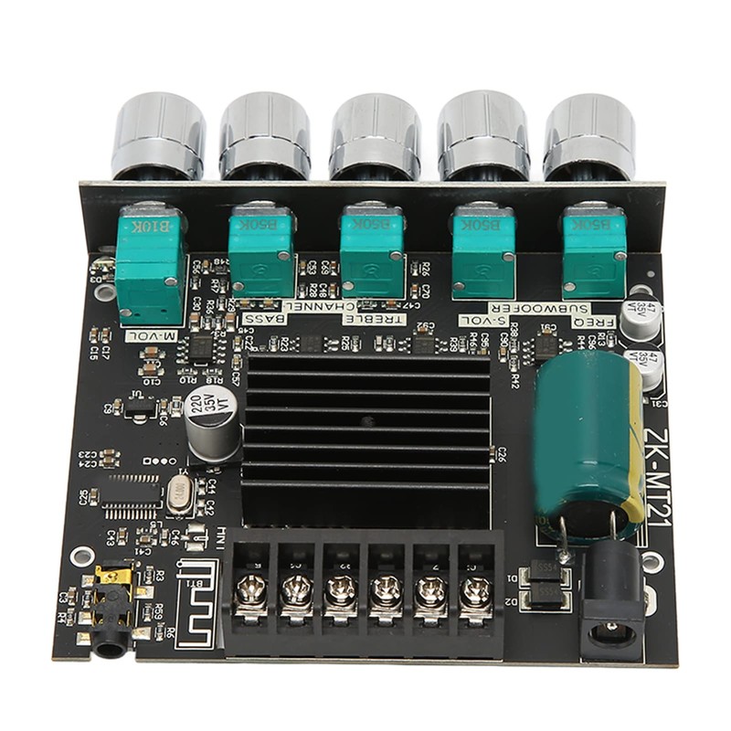 ASHATA Bluetooth 5.0 Stereo Audio Receiver Amplifier Board, 50W X