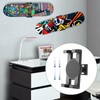 YIBEICO Skateboard Decks Wall Mount 360° Rotating Skateboard Wall Hanger,