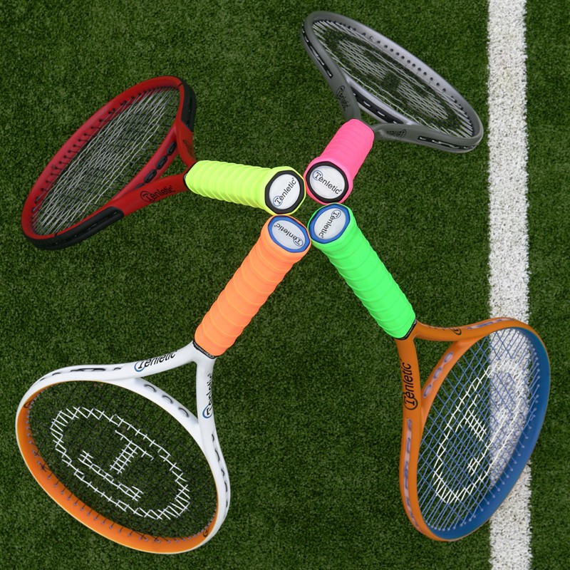 Tenletic GlowTack Racket Overgrip Tape – Hot Pink – 4-Pack