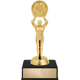 7.5" Film Movie Male Award On Black Luxury Base